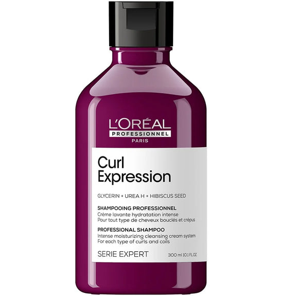 L'ORÉAL PROFESSIONNEL SERIE EXPERT  CURL EXPRESSION MOISTURISING & HYDRATING SHAMPOO FOR CURLS & COILS 300ML
