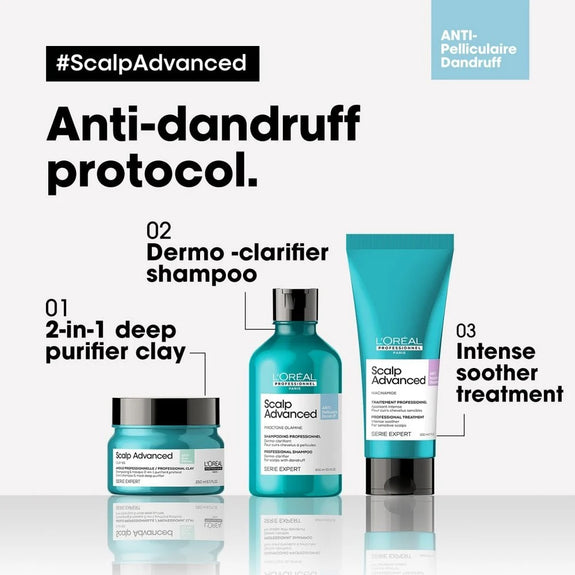 L'Oreal Professionnel Serie Expert Scalp Advanced Anti-Dandruff Dermo-Clarifier Shampoo 500ml