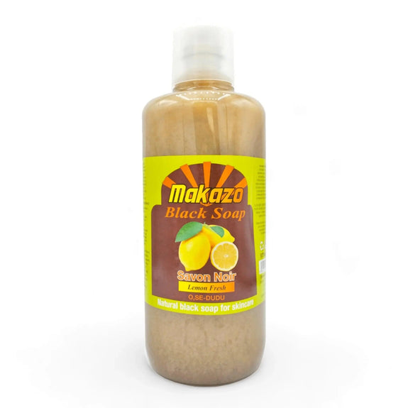 Makazo African Liquid Black Soap Lemon Fresh 977ML