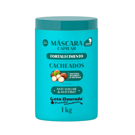 Gota Dourada Curly Face Mask Golden Drop 1Kg