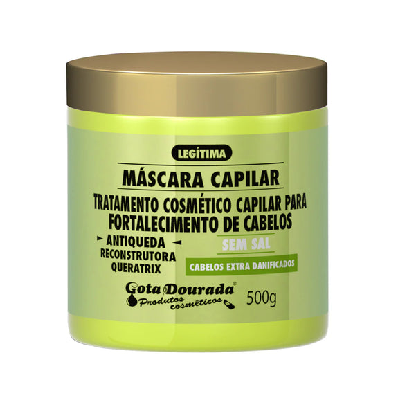 Gota Dourada Anti-Fall Strengthening Mask Golden Drop 500g