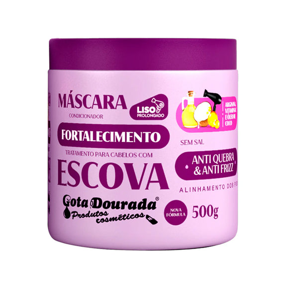 Gota Dourada Strengthening Mask Golden Drop Brush 500g