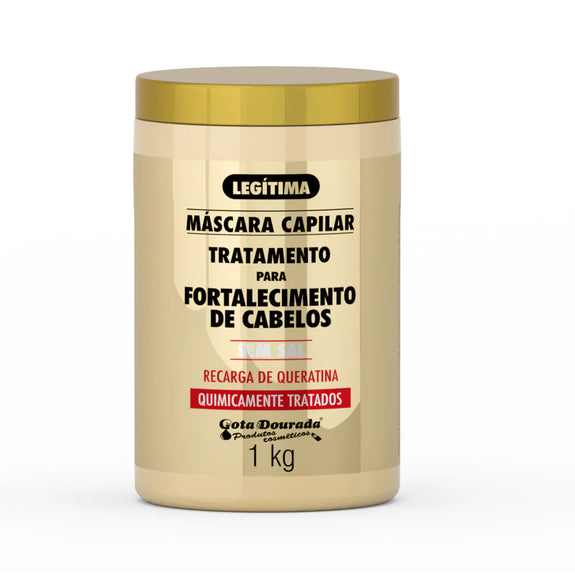 Gota Dourada Chemically Treated Strengthening Mask Golden Drop 1 Kg