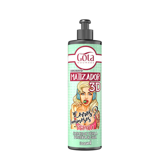 Gota Dourada 3D Conditioner Tint Golden Drop Pearl 300ml