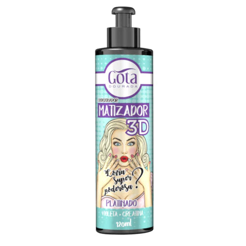 Gota Dourada Platinum 3D Conditioner Tint Golden Drop 300ml