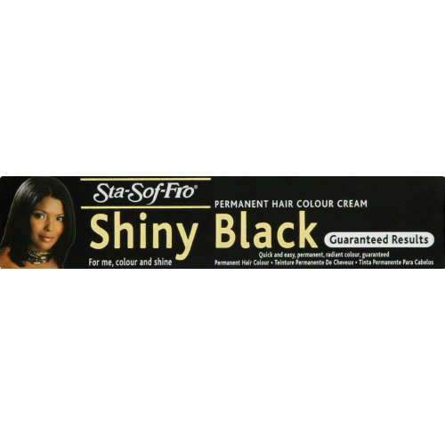 Sta-Sof-Fro Permanent Hair Colour Cream Shiny Black 25ml