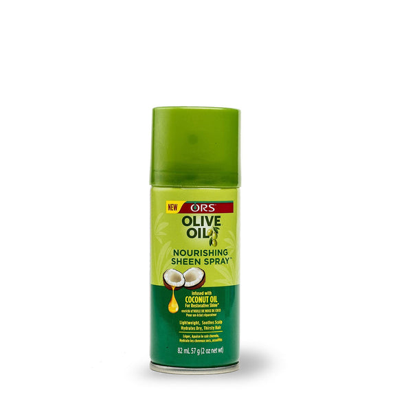 ORS OLIVE OIL NOURISHING SHEEN SPRAY INFUSED WITH COCONUT FOR RESTORATIVE SHINE