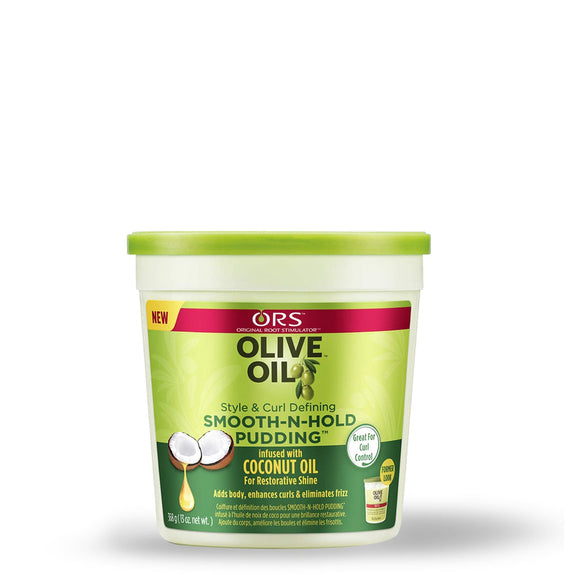 ORS OLIVE OIL STYLE AND CURL SMOOTH-N-HOLD PUDDING-13 OZ