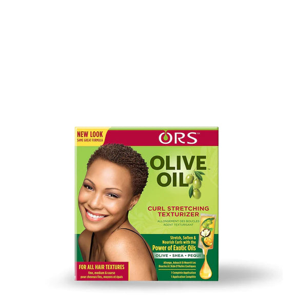 ORS OLIVE OIL CURL STRETCHING TEXTURIZER KIT WITH THE POWER OF EXOTIC OILS - ALL TEXTURES