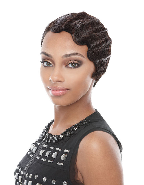 JANET COLLECTION HUMAN HAIR MOMMY2 WIG 100% PURE HUMAN HAIR