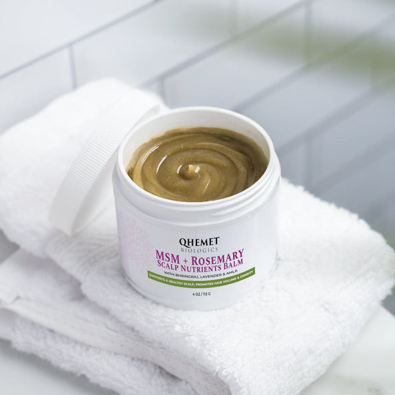 Qhemet Biologics MSM + Rosemary Scalp Nutrients Balm