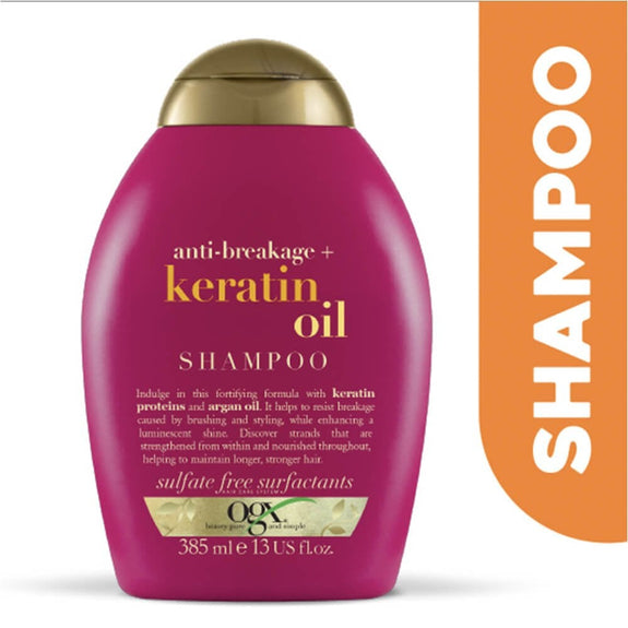 OGX Anti-Breakage+ Keratin Oil Shampoo 385ml