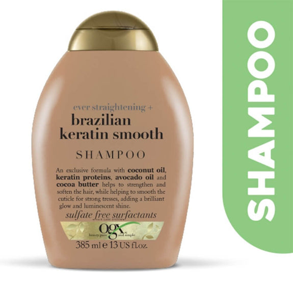 OGX Ever Straightening+ Brazilian Keratin Therapy Shampoo 385ml