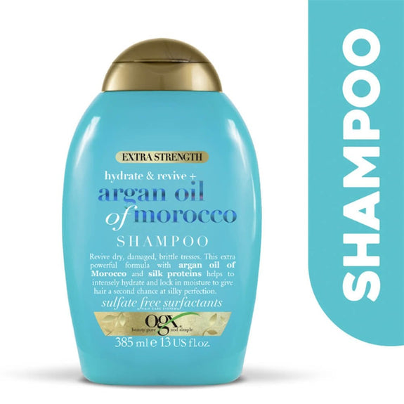 OGX Hydrate & Revive+ Argan Oil of Morocco Extra Strength Shampoo 385ml