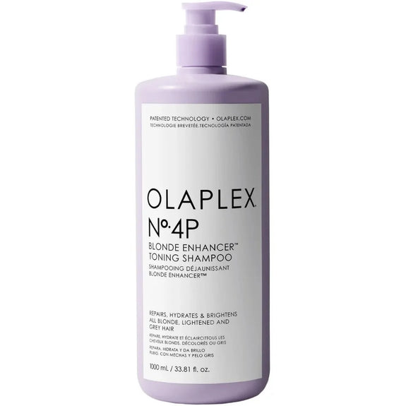 OLAPLEX NO.4P BLONDE HAIR HYDRATING AND BRIGHTENING PURPLE TONING SHAMPOO 1000ML