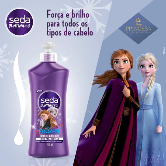 Seda Juntinhos Frozen Enchanted Shine Children's Detangling Cream 300ml