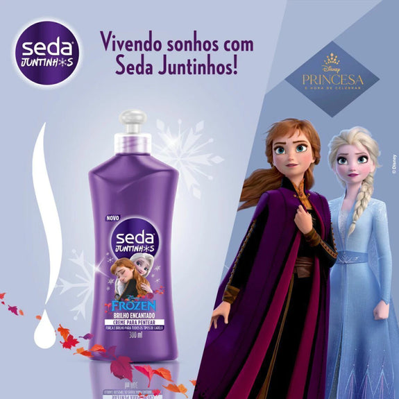 Seda Juntinhos Frozen Enchanted Shine Children's Detangling Cream 300ml