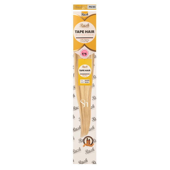 RUSH SILKY LUXATI 100 % REAL REMY HUMAN 18" TAPE IN HAIR HAIR EXTENSION
