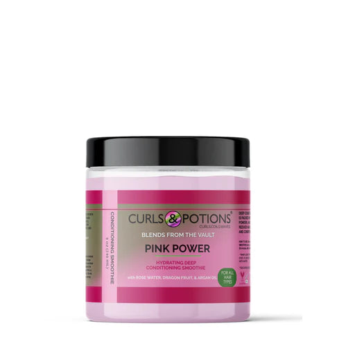 CURLS & POTIONS BLENDS PINK POWER DEEP CONDITIONING SMOOTHIE-8OZ