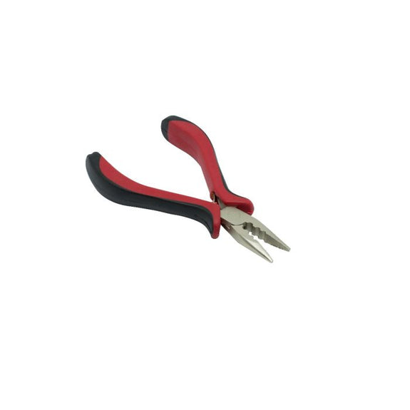 PRESTIGE Straight Hair Extension Pliers - Red - For Application and REMOVAL Of Micro Rings