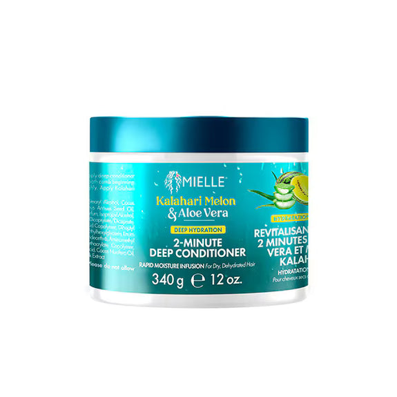 Mielle Kalahari Melon & Aloe Vera Deep Hydration 2-Minute Deep Conditioner 340g/12oz