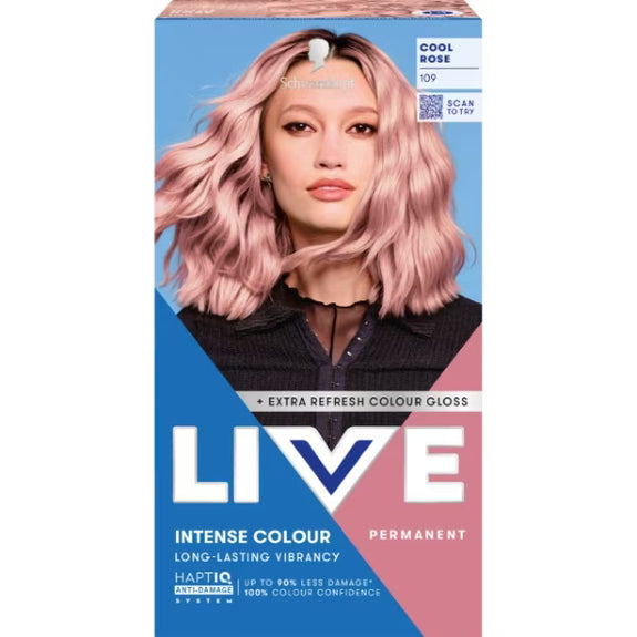 Schwarzkopf Live Intense Colour Permanent Colour 109 Cool Rose