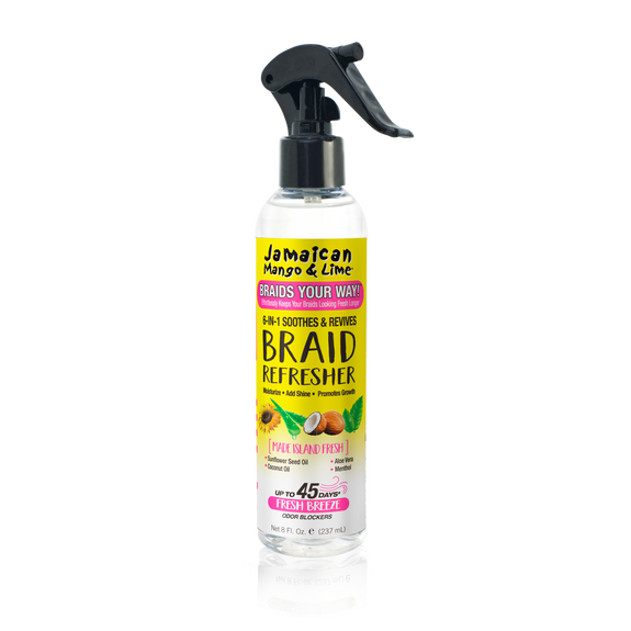 JAMAICAN MANGO & LIME 6-in-1 Soothes & Revives Braid Refresher-8 OZ