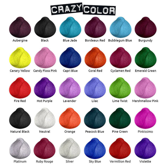 CRAZY COLOR LIQUID SEMI-PERMANENT HAIR COLOUR-100ML