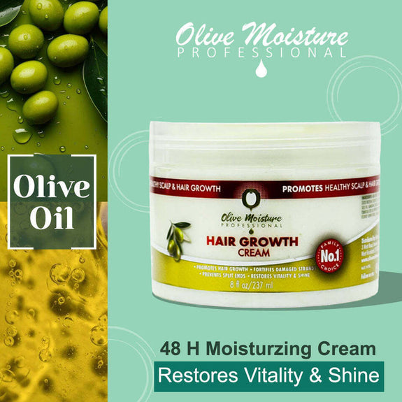 Olive Moisture Professional Hair Growth Cream - 237ml