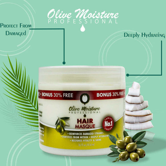 Olive Moisture Professional Hair Masque - 454ml