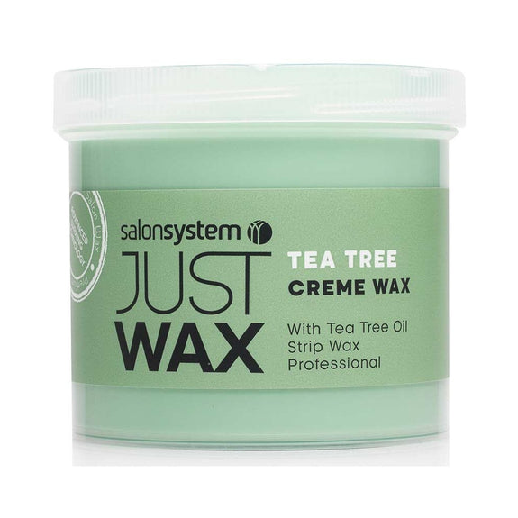 SALON SYSTEM Just Wax Tea Tree Creme Wax 450g