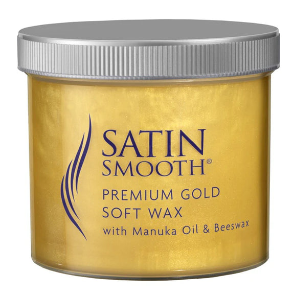 Satin Smooth Premium Gold Wax - with Manuka Oil & Beeswax 425ml