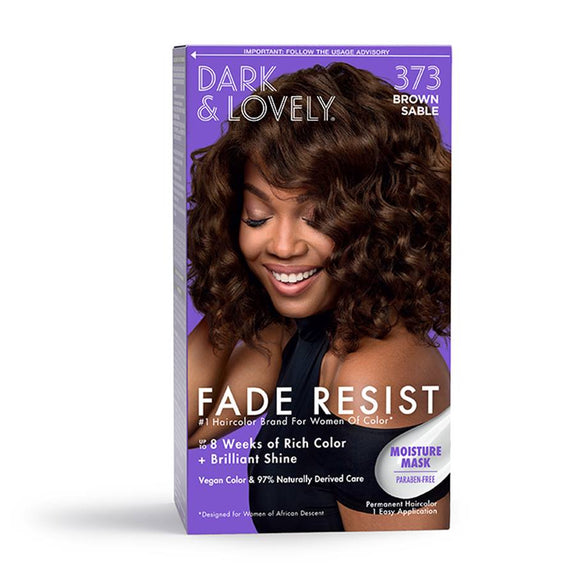 Dark & Lovely Fade Resist Permanent Hair Color 373 Brown Sable