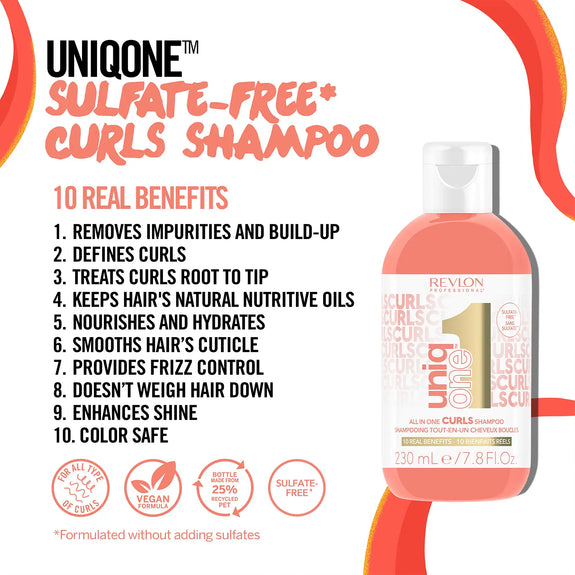 UNIQONE™ SULFATE-FREE  CURLS SHAMPOO 230 ML