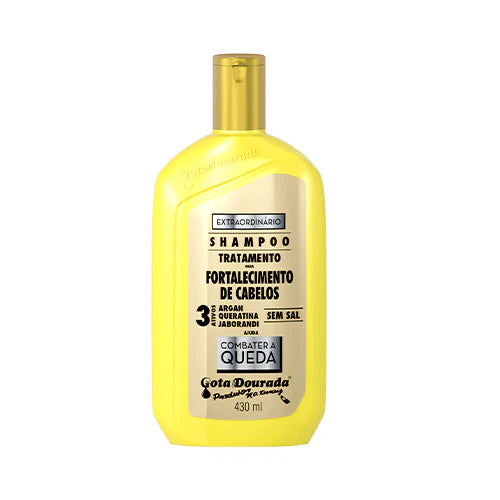 Gota Dourada Extraordinary Shampoo Fights Fall Golden Drop 430ml
