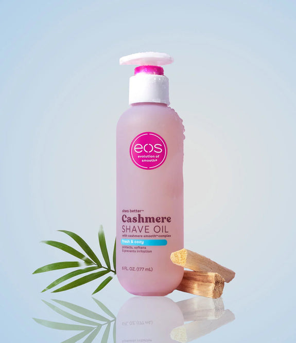 Eos Shea Butter Cashmere Shave oil Fresh & Cozy 177ml/6oz