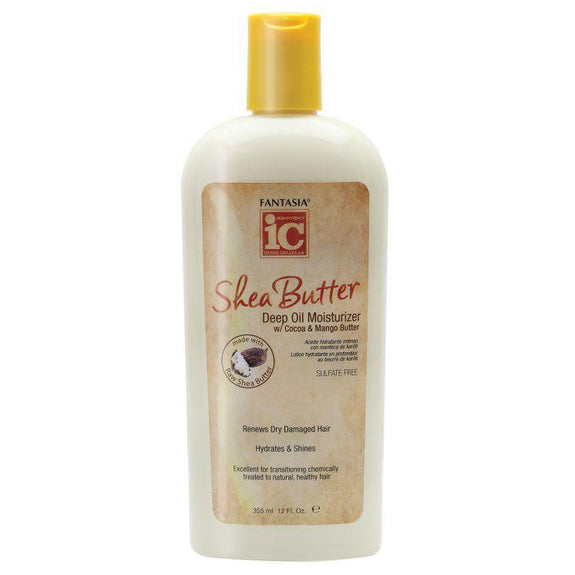 IC FANTASIA SHEA BUTTER  OIL MOISTURIZER 12 OZ.