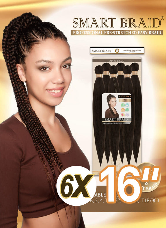 Smart Braid Pre-Stretched 6X PACK 16”