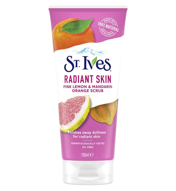 St. Ives Radiant Skin Pink Lemon & Mandarin Orange Face Scrub 150ml