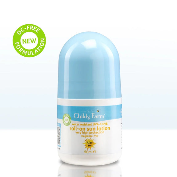 CHILDS FARM 50+ SPF roll-on sun lotion 50ml