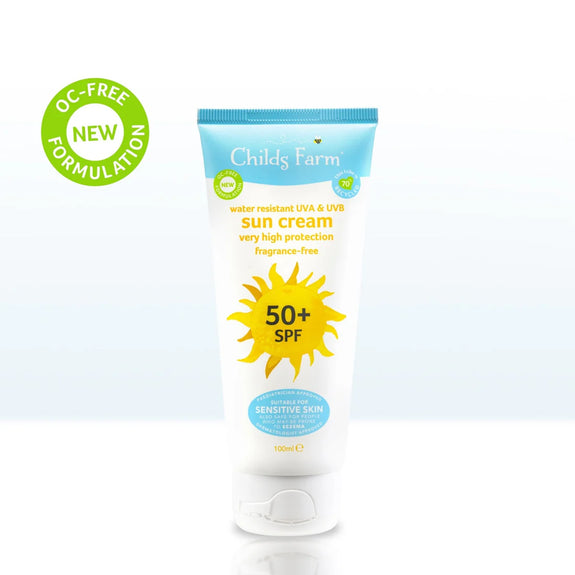 CHILDS FARM 50+ SPF sun cream FRAGRANCE-FREE 100ml