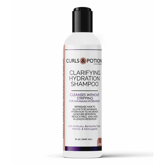 CURLS & POTIONS CLARIFYING HYDRATION SHAMPOO STEP 1-8 OZ