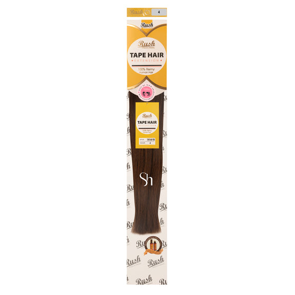 RUSH SILKY LUXATI 100 % REAL REMY HUMAN 18" TAPE IN HAIR HAIR EXTENSION