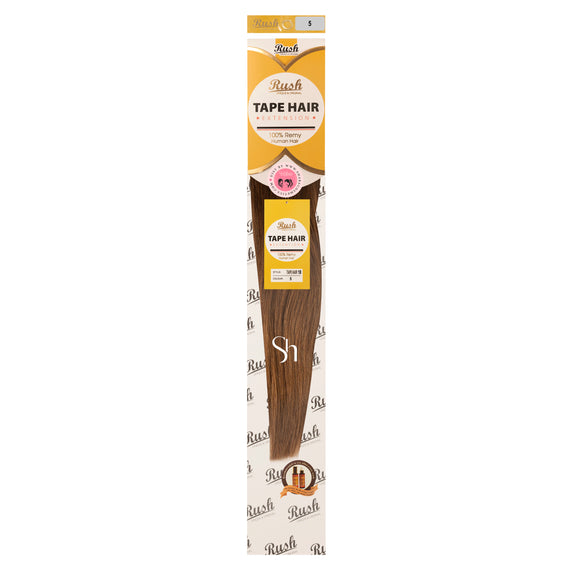 RUSH SILKY LUXATI 100 % REAL REMY HUMAN 18" TAPE IN HAIR HAIR EXTENSION