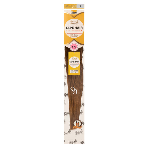 RUSH SILKY LUXATI 100 % REAL REMY HUMAN 20" TAPE IN HAIR HAIR EXTENSION