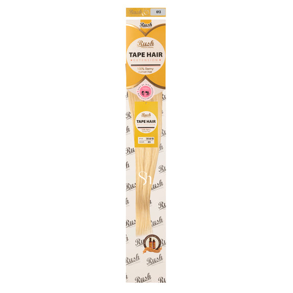 RUSH SILKY LUXATI 100 % REAL REMY HUMAN 18" TAPE IN HAIR HAIR EXTENSION