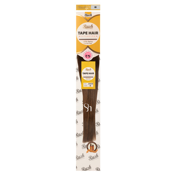 RUSH SILKY LUXATI 100 % REAL REMY HUMAN 18" TAPE IN HAIR HAIR EXTENSION