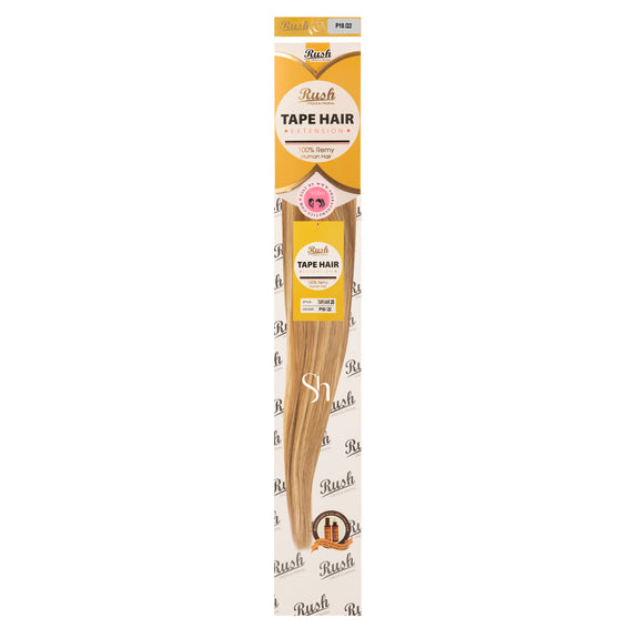 RUSH SILKY LUXATI 100 % REAL REMY HUMAN 20" TAPE IN HAIR HAIR EXTENSION