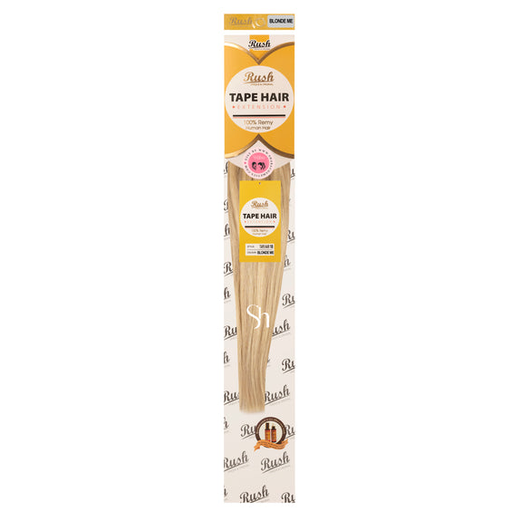 RUSH SILKY LUXATI 100 % REAL REMY HUMAN 18" TAPE IN HAIR HAIR EXTENSION