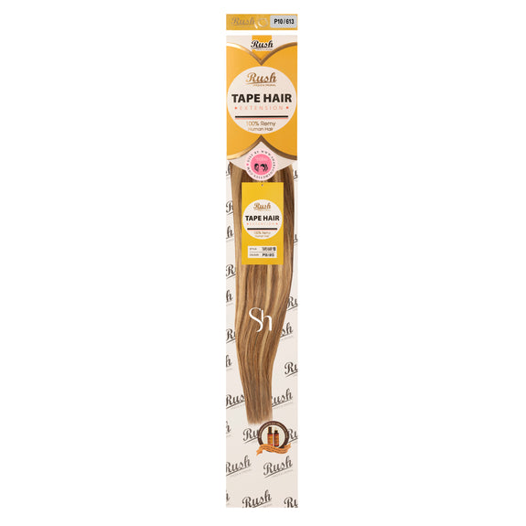 RUSH SILKY LUXATI 100 % REAL REMY HUMAN 18" TAPE IN HAIR HAIR EXTENSION